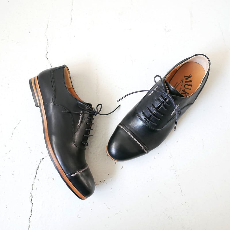 MUKAVA｜ムカヴァ｜ストレートチップシューズ｜MU-904｜BLACK | GOUACHE