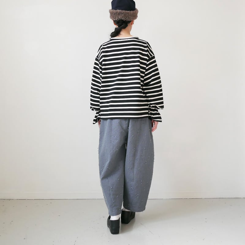 qiri｜キリ｜sashiko Jacquard cocoon pants ｜6301P10