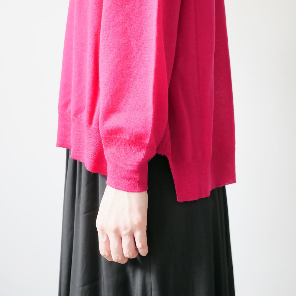 SACRA - SACRA / サクラ | EXTRA FINE MERINO TOP / タートルネック ニット | 38 | ピンク | レディース SACRA / サクラ | EXTRA FINE MERINO TOP / タートルネック