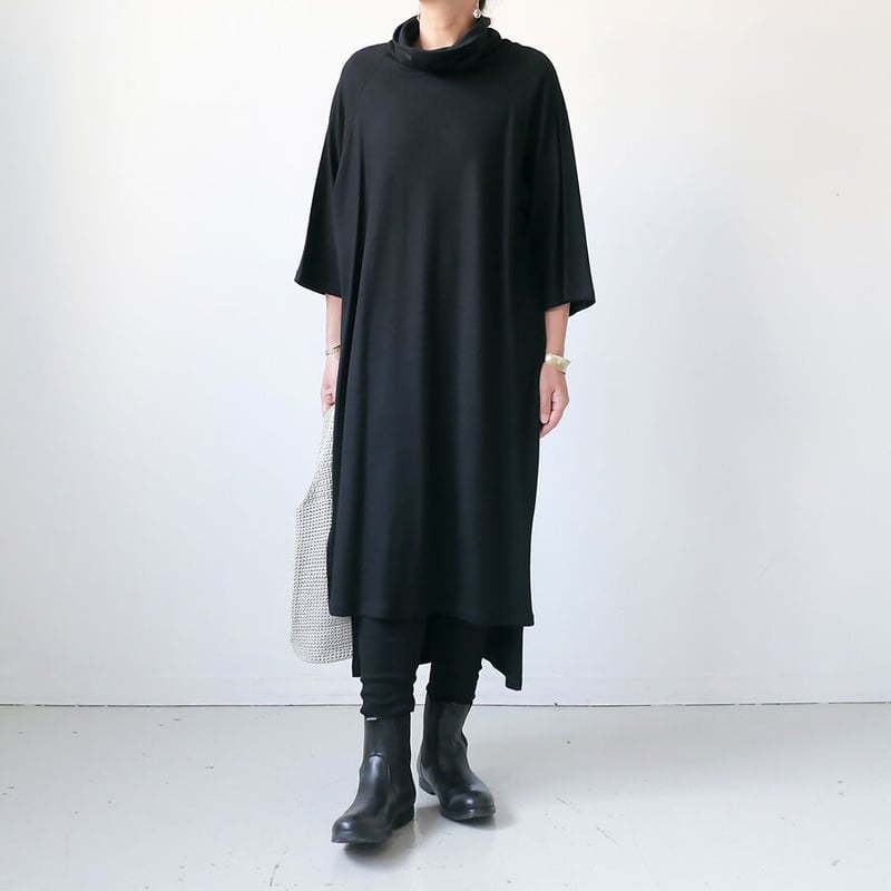 SI-HIRAI|スーヒライ|オフハイネック ウールドレス|CHAW21-4409