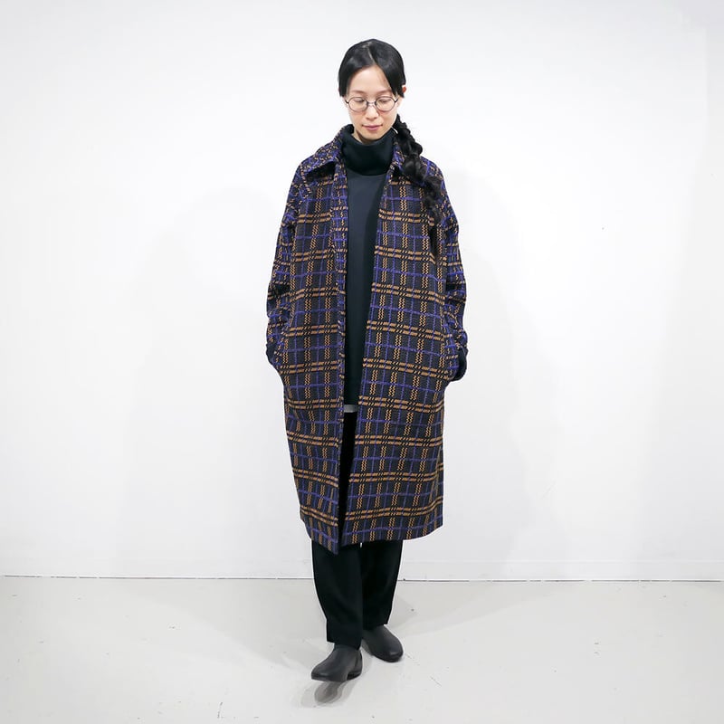 70's Tweed Check Coat チェック コート 70's Tweed Check Coat チェック コート