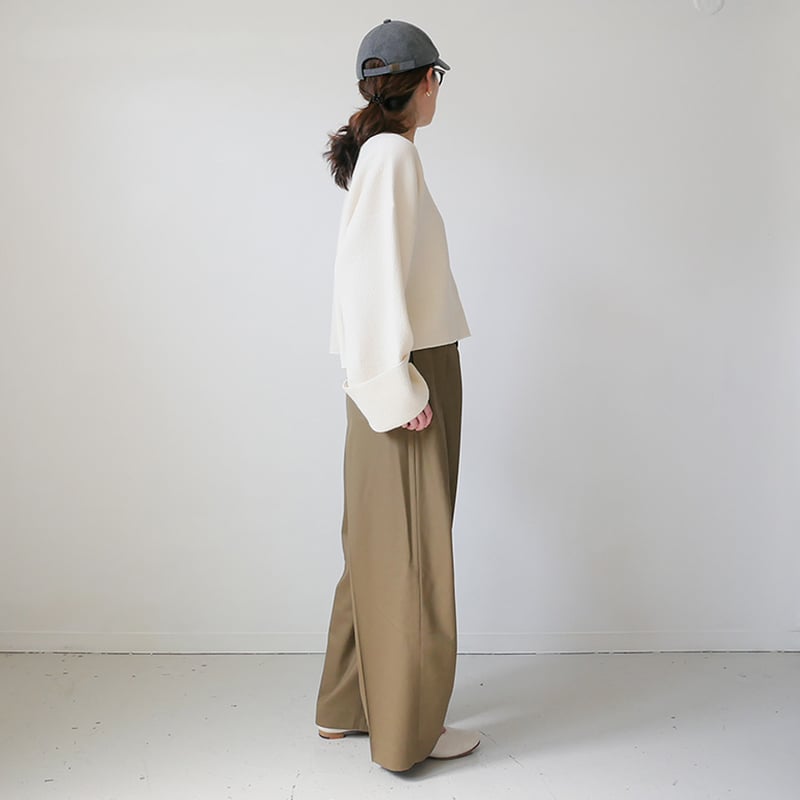 最終値下 SACRA（サクラ）リーフプリント パンツ サロペット 日本製 38 SACRA - SACRA / サクラ | 2022SS | リーフプリント ワイド