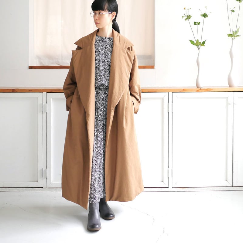 SACRA｜サクラ｜パディングコート｜CAMEL｜ | GOUACHE FUKUOKA