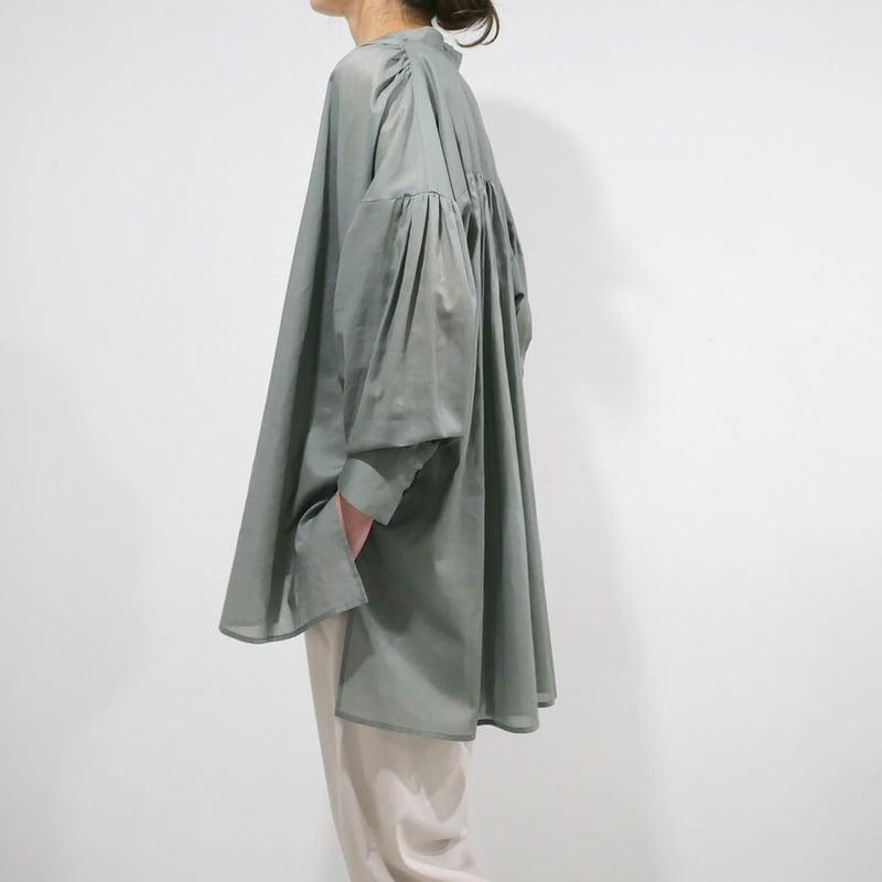 SACRA｜サクラ ｜FINE COTTON LAWN TOP|123118071|ASH G