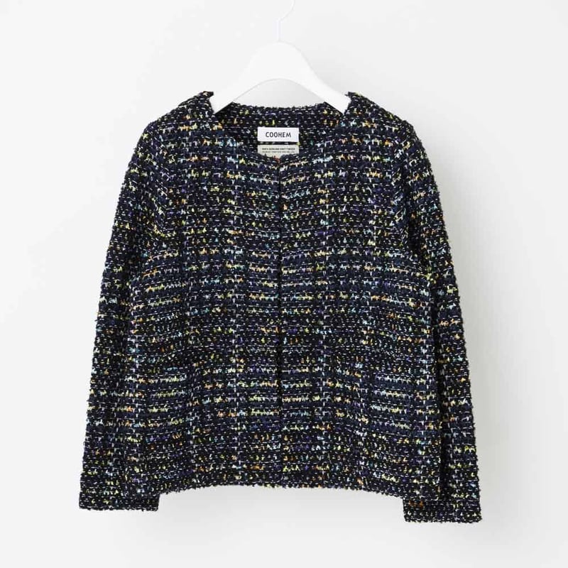美品⭐︎COOHEMツイードジャケット コットン COOHEM｜コーヘン｜VINTAGE CHECK TWEED JACKET｜ヴィンテージ