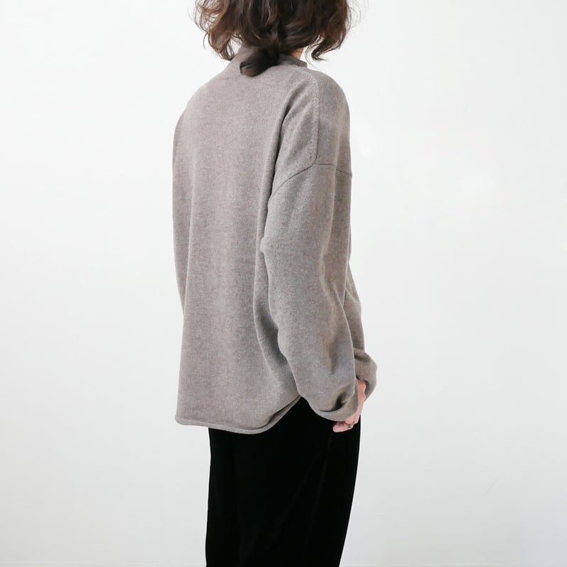 【美品】WIRROW/ウィロウ/ボトルネックニットプルオーバー/MOCHA/2 WIRROW｜ウィロウ｜ボトルネックニットプルオーバー ｜1121146