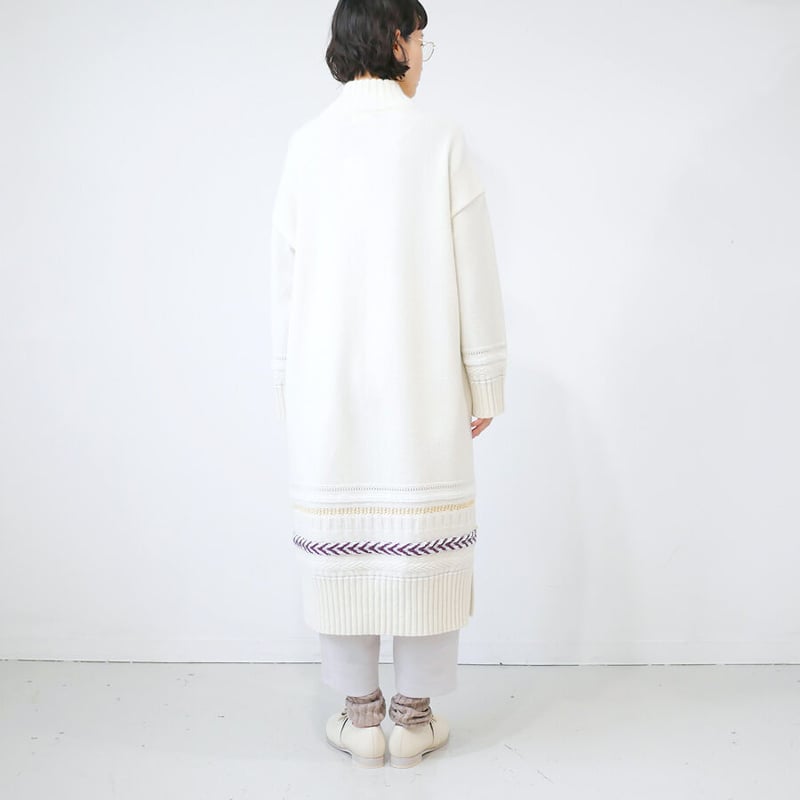 【極美品】COOHEM　コーヘン　ツイードワンピース　日本製　39000円 COOHEM| コーヘン | WOMEN_MULTI TWEEDY KNIT ONE-PIEC
