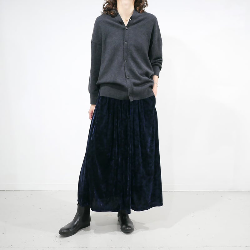 NO CONTROL AIR｜ノーコントロールエアー｜ホワイトカシミヤ・横編