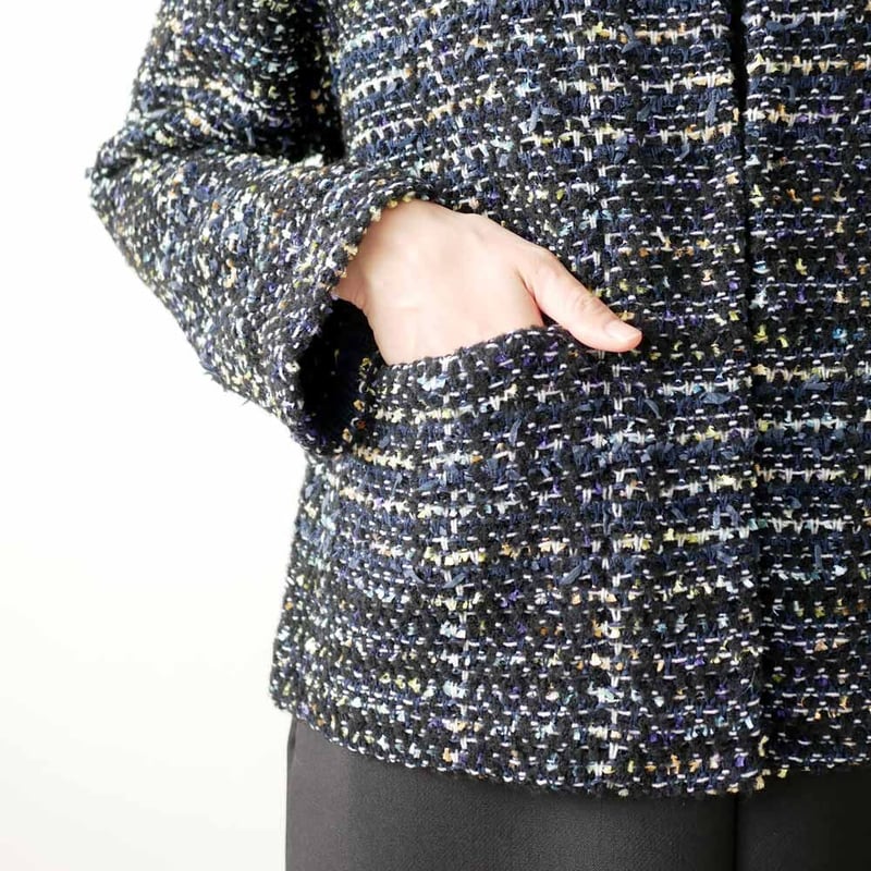 [未使用美品]Hemingway Check Tweed Jacket Hemmingway Jacket | Rust Windowpane Harris Tweed