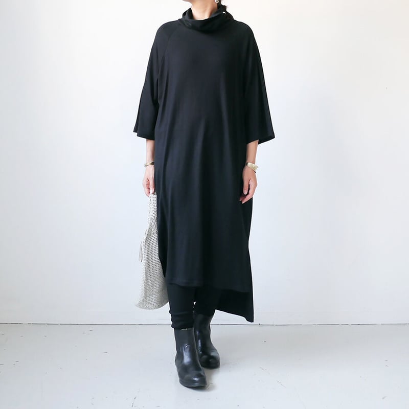 SI-HIRAI|スーヒライ|オフハイネック ウールドレス|CHAW21-4409