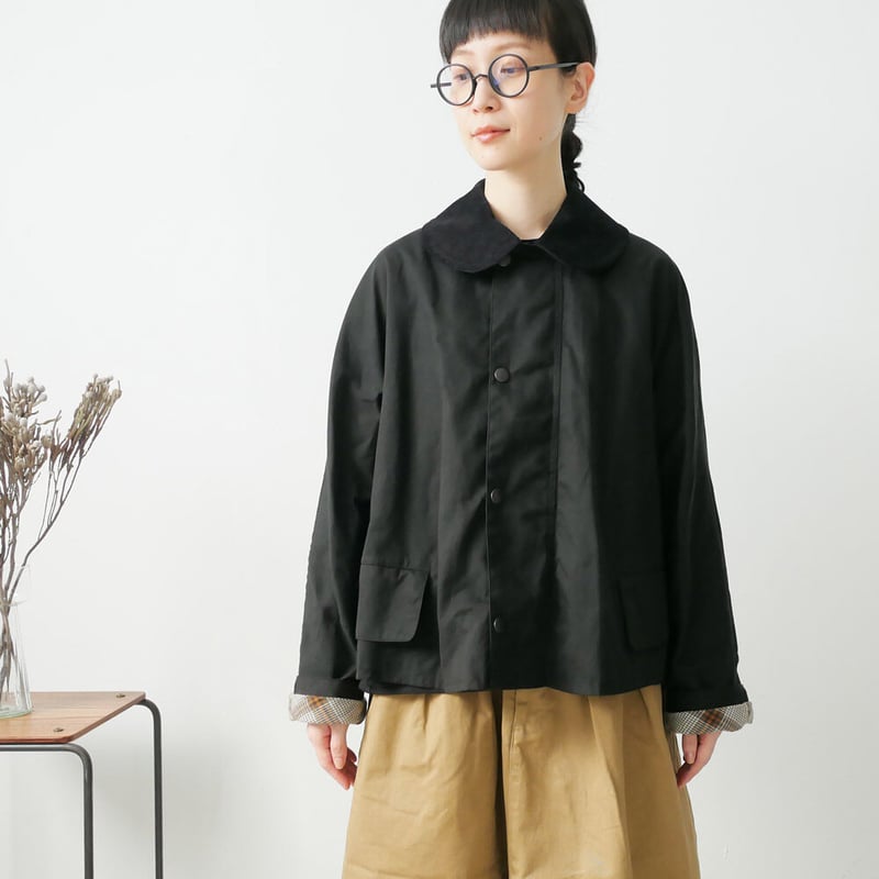 dahl'ia| ダリア ｜コットン パラフィンショートコート ｜DCO