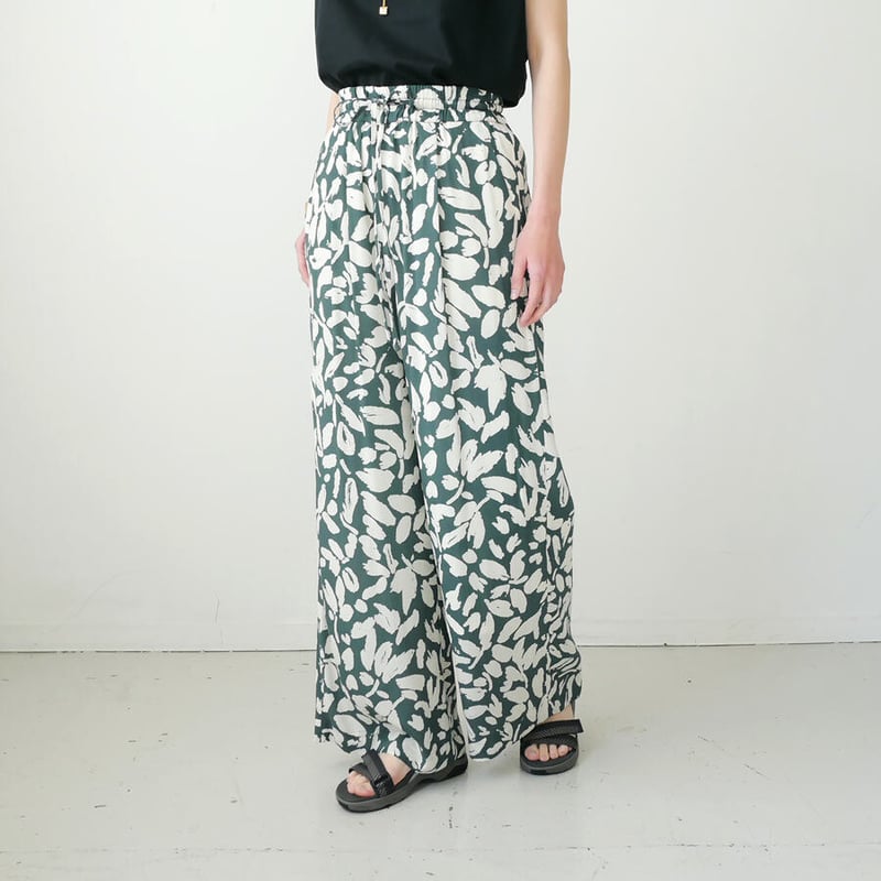 SACRA｜サクラ ｜BILLOW LEAVES PANTS｜ 123209113 ｜ASH