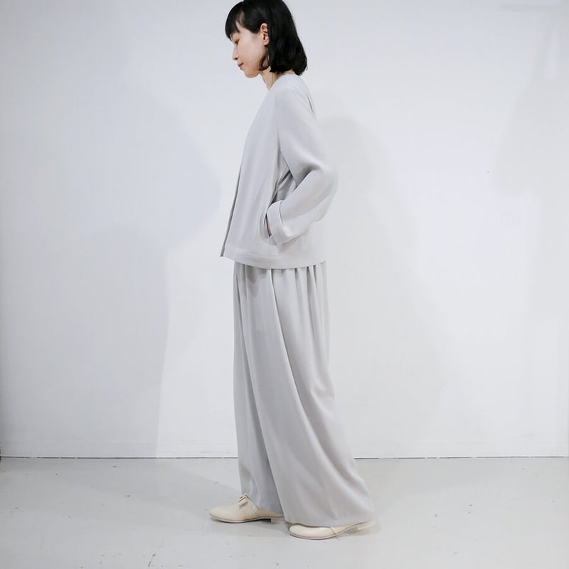 美品⭐︎NO CONTROL AIR ポリエステルジャケット グレー NO CONTROL AIR｜ノーコントロールエアー｜アセテート