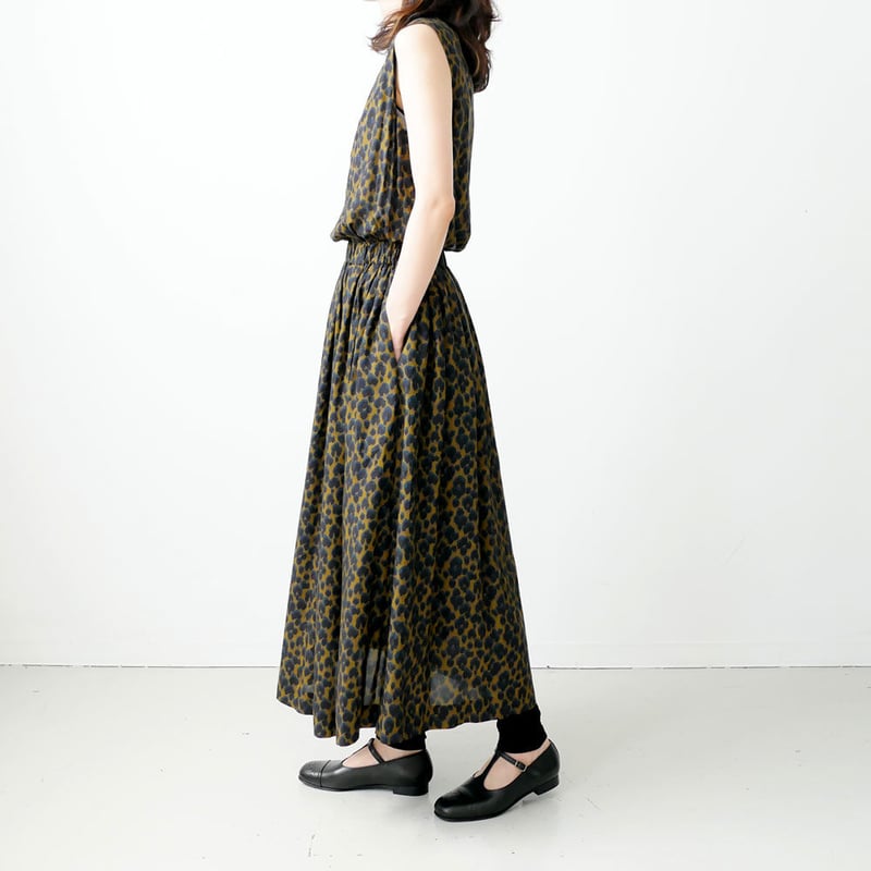 SACRA サクラ｜LEOPARD｜レオパードノースリーブ ワンピース 