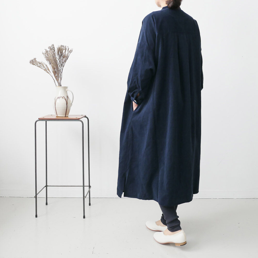 UNIVERSAL TISSU｜ ユニヴァーサルティシュ｜コーデュロイシャツドレス