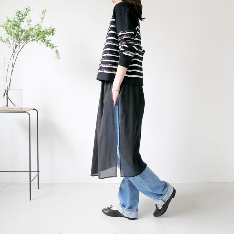 COOHEM| コーヘン | WOMEN_MARINE TWEEDY KNIT CARDIGA