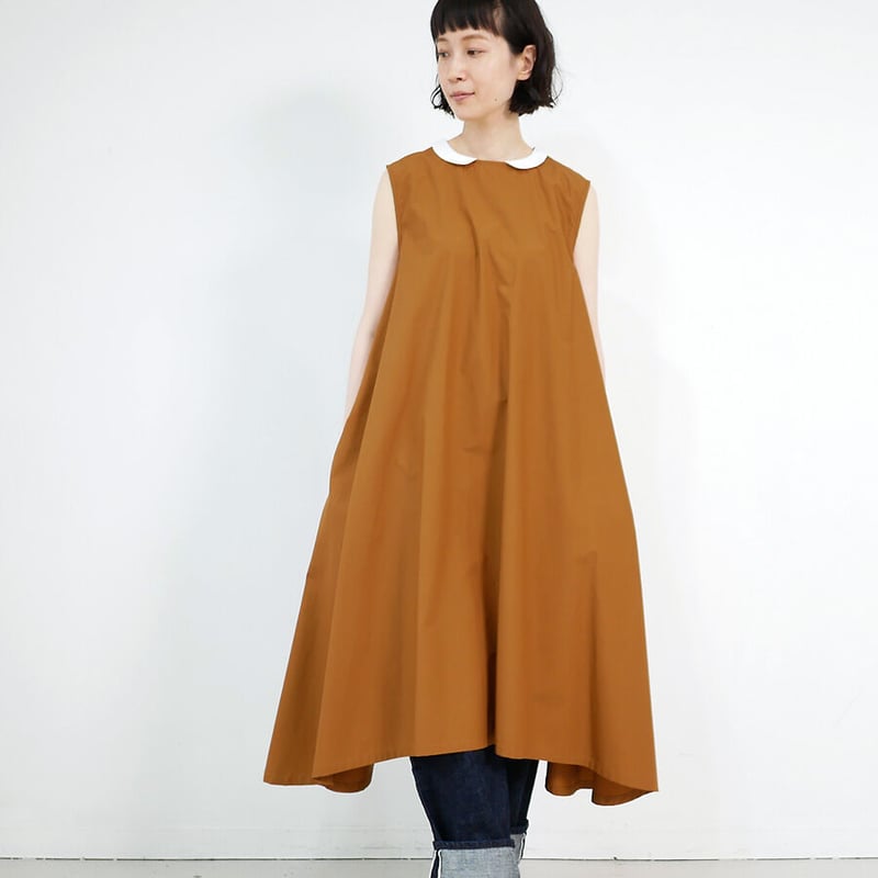 MARMARI｜マルマリ ｜丸襟Aラインワンピース｜MOP-52