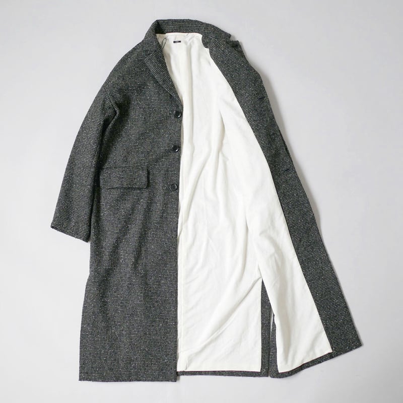 美品✨️UNIVERSAL TISSU ウール チェスターコート 日本製 フリー UNIVERSAL TISSU｜TISSU｜ユニヴァーサルティシュ｜ウール