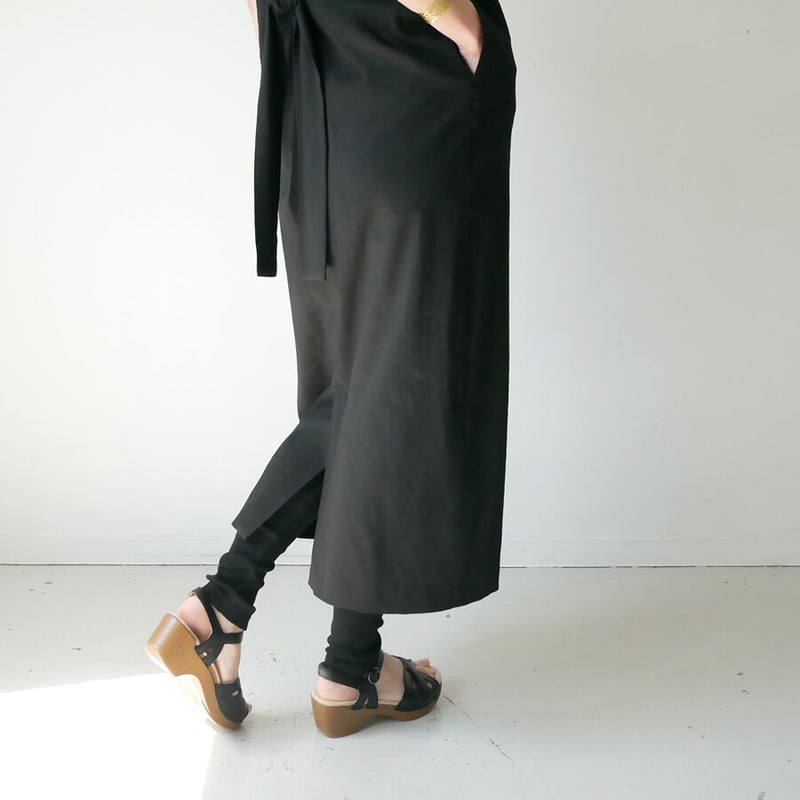 SACRA｜サクラ ｜VISCOSE LINEN OP｜123113041｜BLACK | G