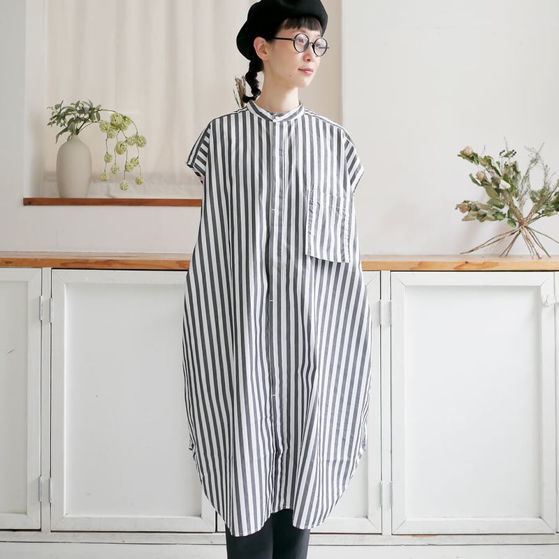 UNIVERSAL TISSU｜ユニヴァーサルティシュ｜ストライプ スリーブレス