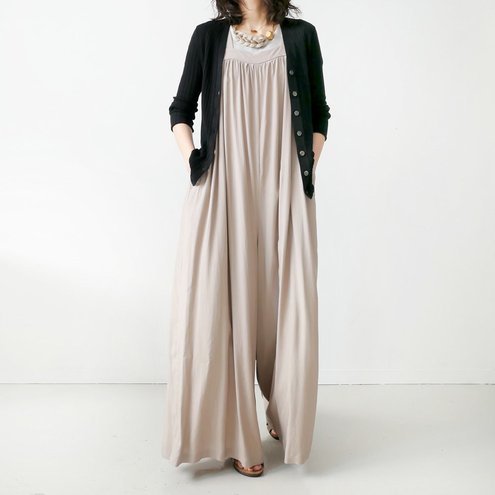 SACRA｜サクラ ｜レーヨンシルクオールインワン｜120213902｜ASH
