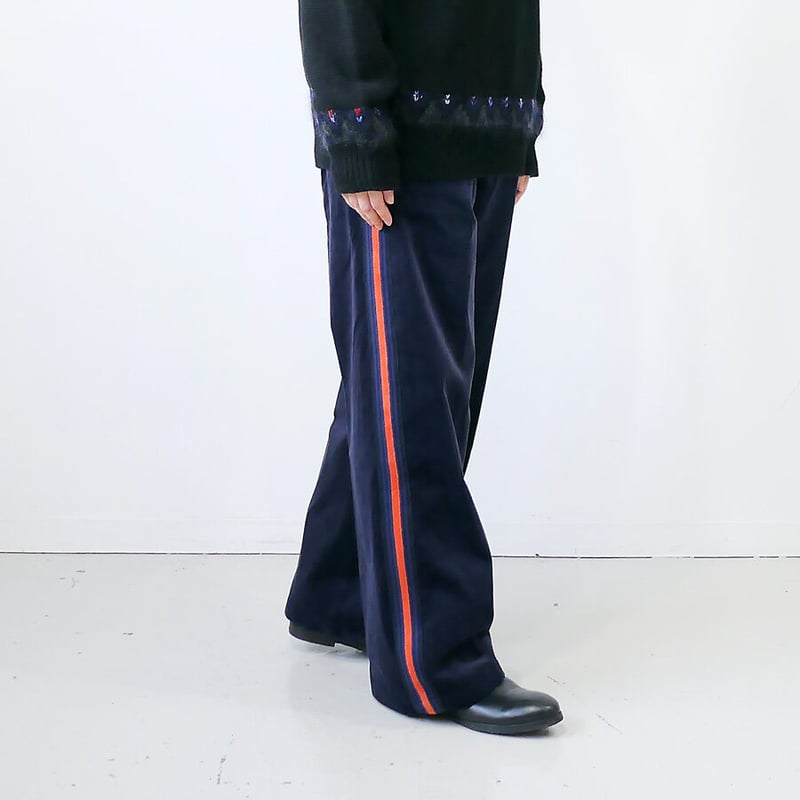 COOHEM| コーヘン | KNIT SIDELINE CORDUROY PANTS|サイド COOHEM| コーヘン | KNIT SIDELINE CORDUROY PANTS|サイド