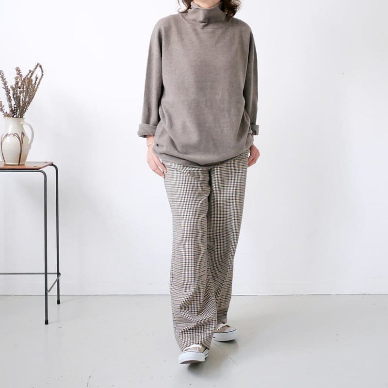 【美品】WIRROW/ウィロウ/ボトルネックニットプルオーバー/MOCHA/2 WIRROW｜ウィロウ｜ボトルネックニットプルオーバー ｜1121146