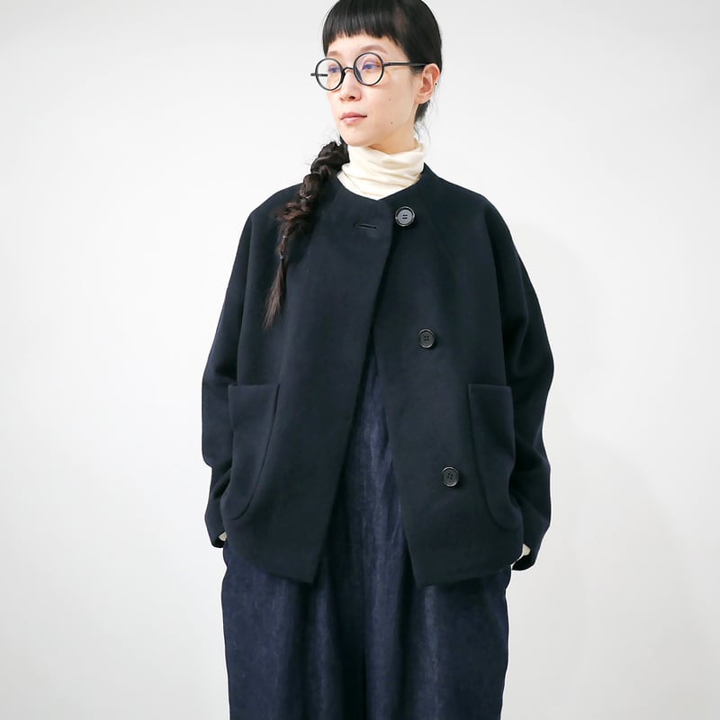 SI-HIRAI｜スーヒライ｜ ROUND NECK JK｜CHAW24-4815SH ｜NA