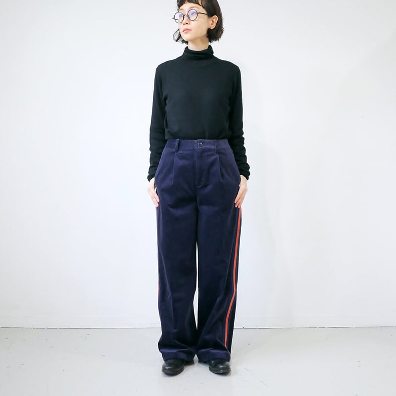 COOHEM| コーヘン | KNIT SIDELINE CORDUROY PANTS｜サイド...