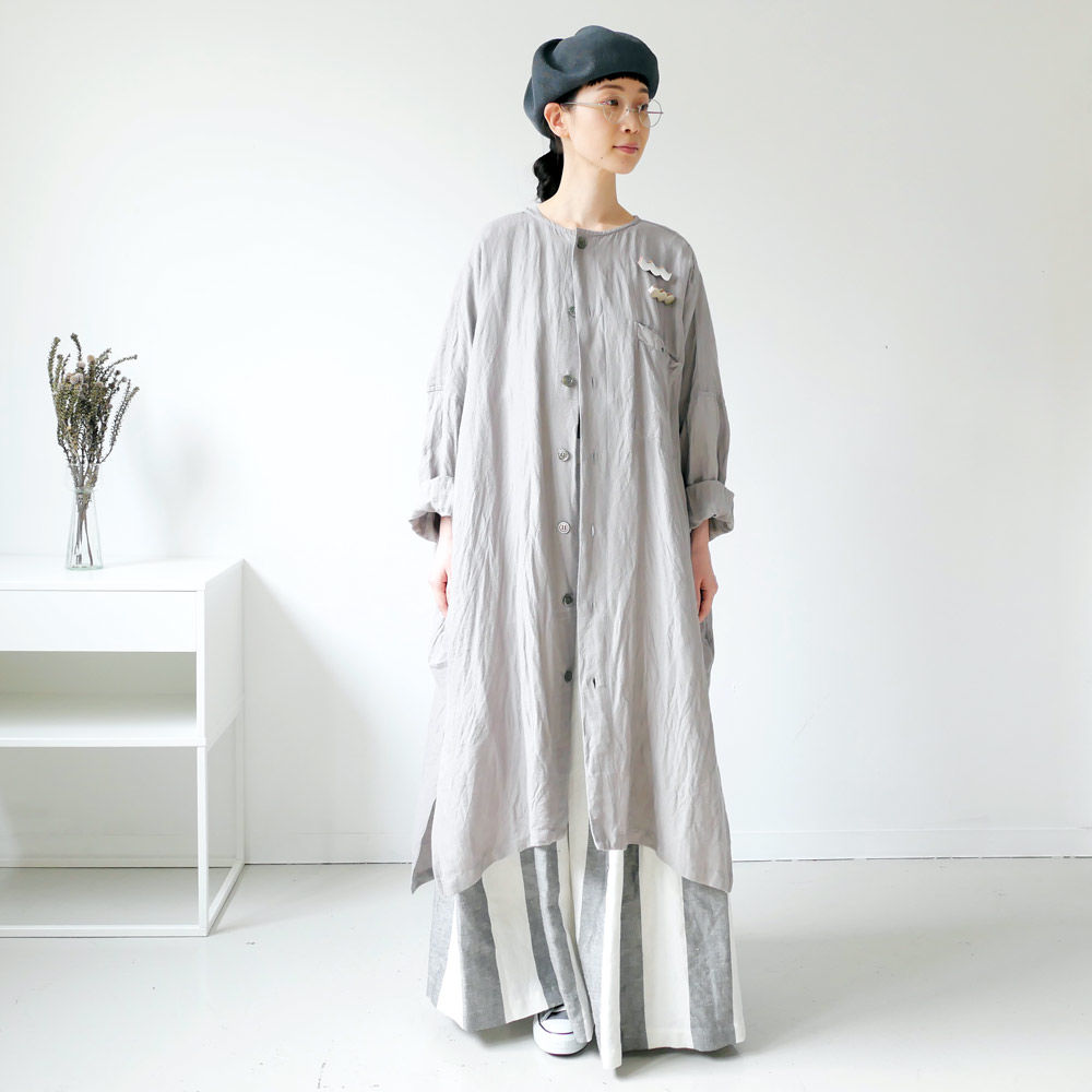 SI-HIRAI｜スーヒライ｜ ワイドストライプ ロングスカート｜LONG SK  