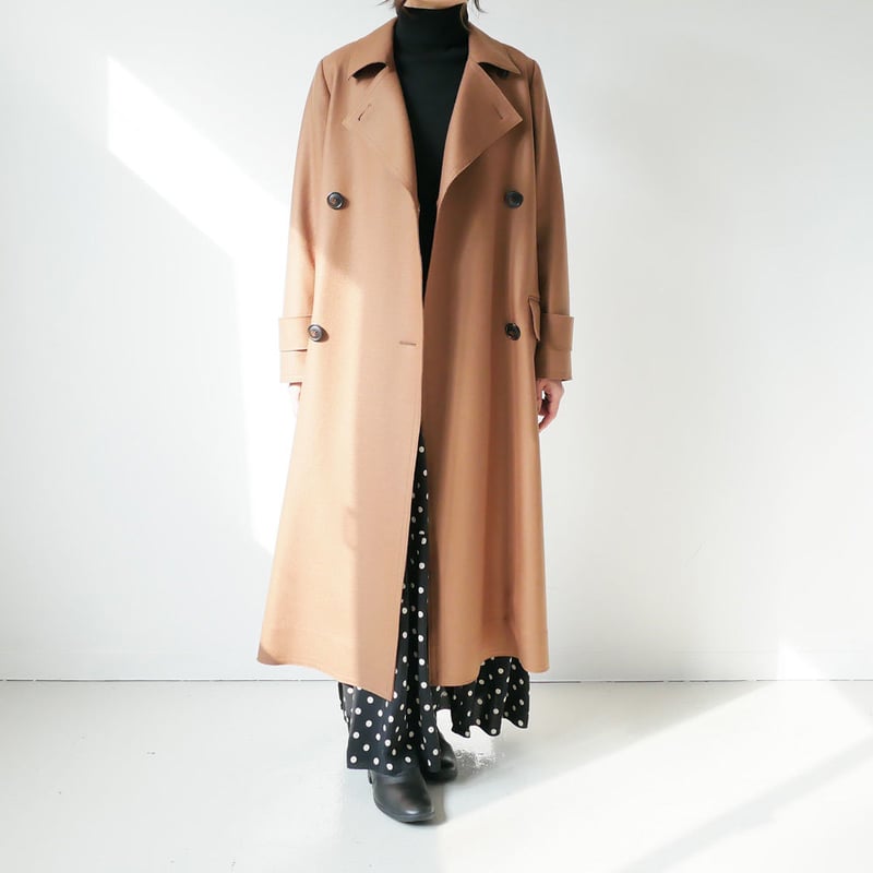 SACRA｜サクラ｜ミルドインターロックコート｜CAMEL｜ | GOUACHE FUKUOKA