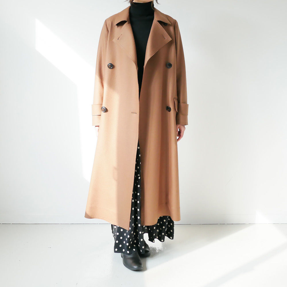 SACRA｜サクラ｜ミルドインターロックコート｜CAMEL｜ | GOUACHE FUKUOKA