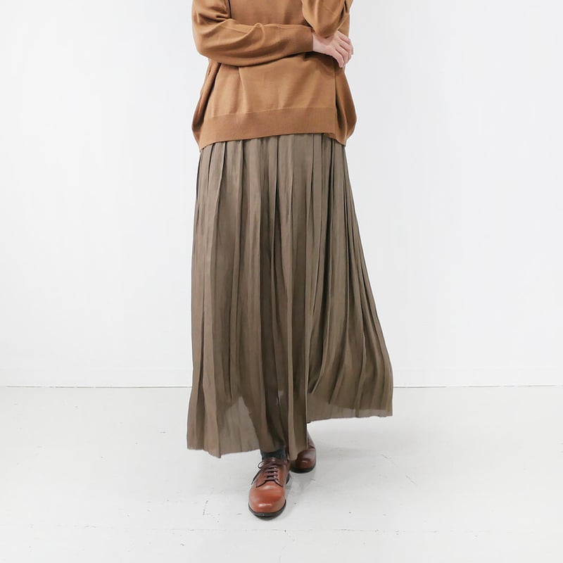SACRA　スカート SACRA（サクラ） スカート プリーツスカート SYNTHETIC LEATHER PLEATS