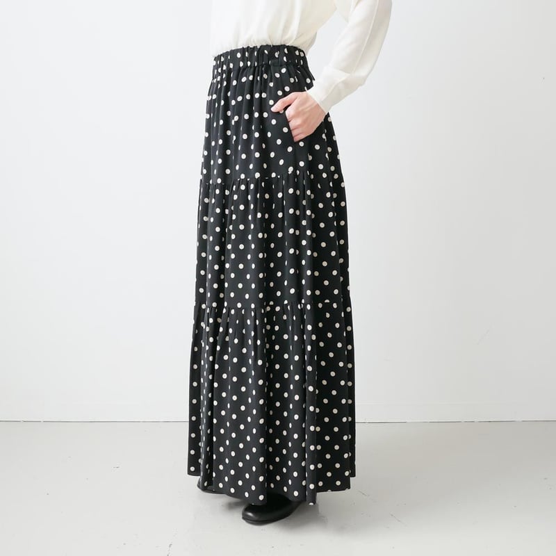 SACRA｜サクラ ｜POLKA DOT'S SKIRT｜ポルカドットスカート｜1206201