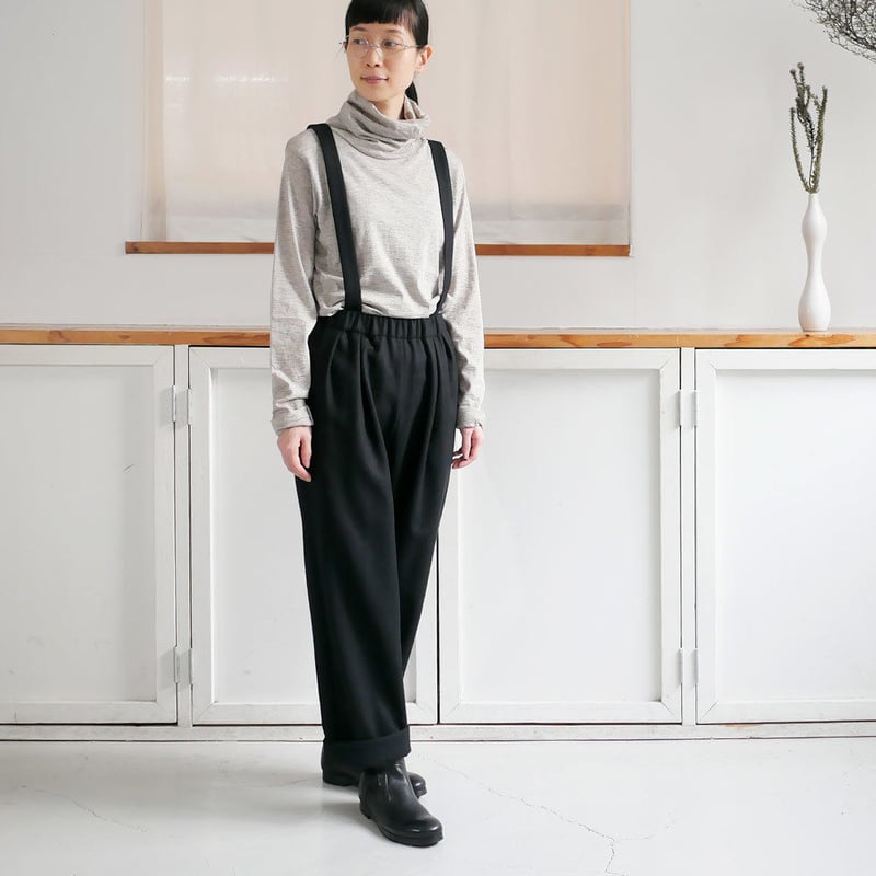 GOUACHE ｜ガッシュ｜ツイストタートルネックカットソー | GOUACHE FUKUOKA