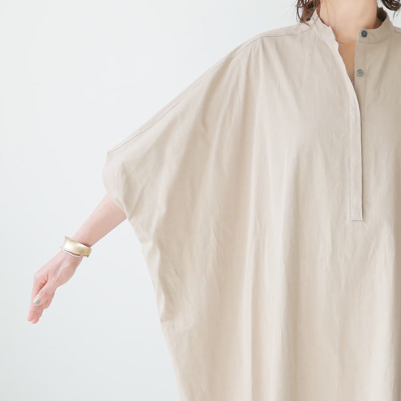 dahl'ia | ダリア |ノーカラーワンピース｜DOP-251PW｜BEIGE | GOU