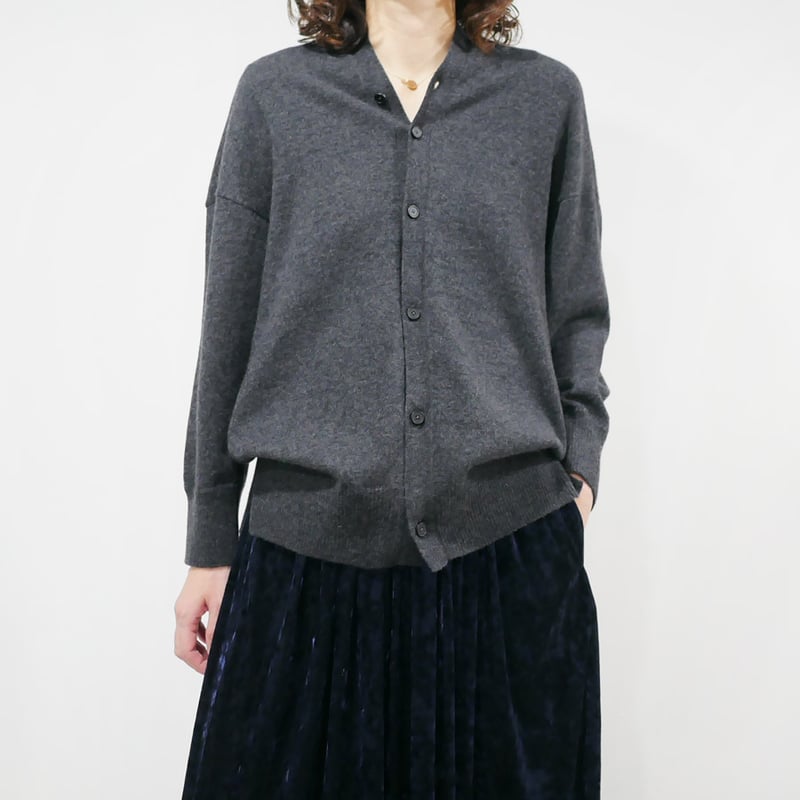 NO CONTROL AIR｜ノーコントロールエアー｜ホワイトカシミヤ・横編