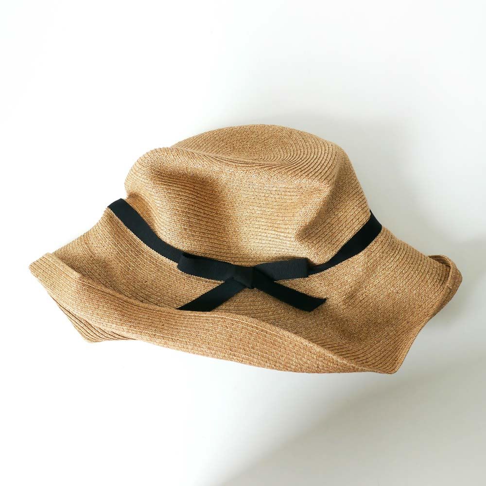 mature ha. 新品タグ付き BOXED HAT (11cm brim)