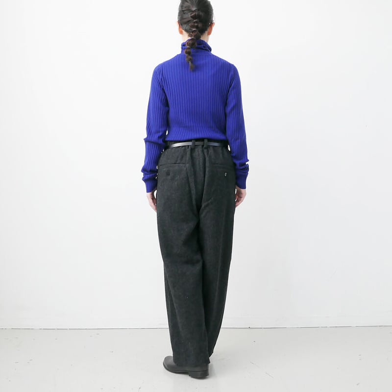 UNIVERSAL TISSU｜ティシュ｜オリジナルウールへリンボンパンツ