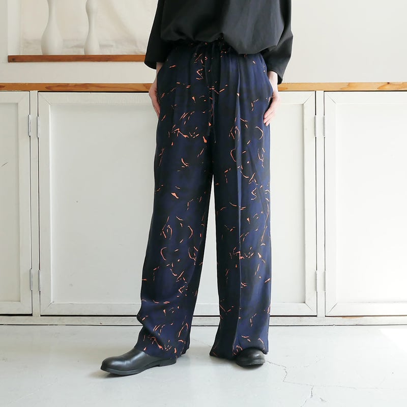 SACRA｜サクラ ｜SHADOW FLOWER PANTS｜シャドウフラワーパンツ｜1225