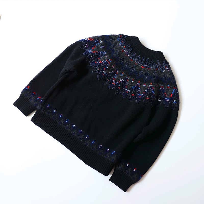 COOHEM| コーヘン | MOHAIR NORDIC KNIT P/O｜モヘアノルディック