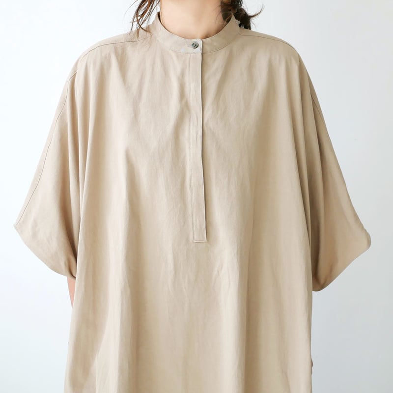 dahl'ia | ダリア |ノーカラーワンピース｜DOP-251PW｜BEIGE | GOU