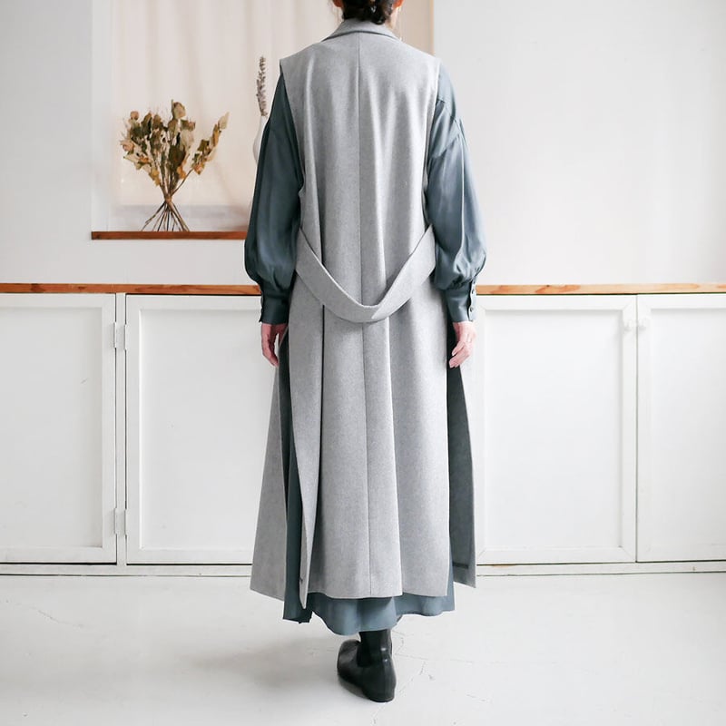 SACRA | サクラ|LIGHT MELTON GILET ライトメルトンジレ SACRA | サクラ|LIGHT MELTON GILET ライトメルトンジレ