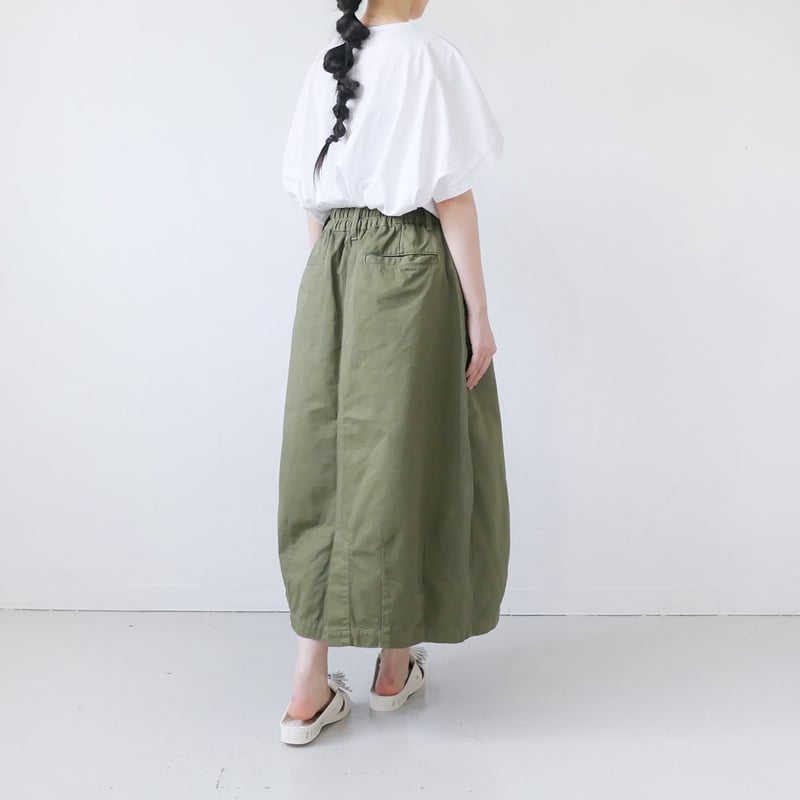 HARVESTY｜ハーベスティ｜ CIRCUS SKIRT｜サーカススカート｜MILITAR