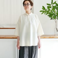 FIRMUM｜フィルマム｜強撚ポリエステル・シアサッカー PO シャツ｜CA_FR1502PO ｜NATURAL