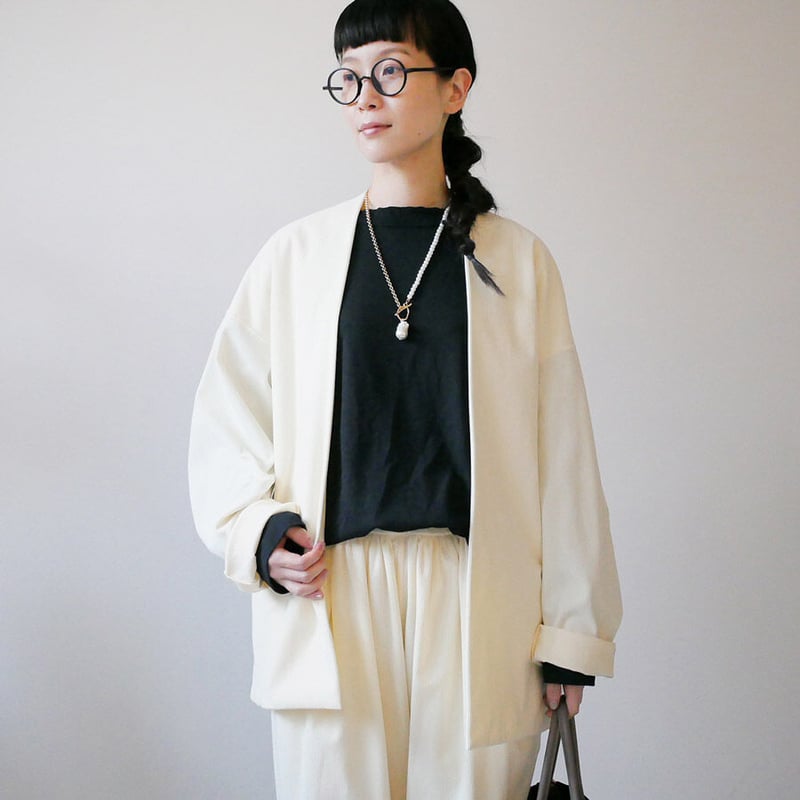 FIRMUM｜フィルマム｜ポリエステル・経編コーデュロイ カーディガン