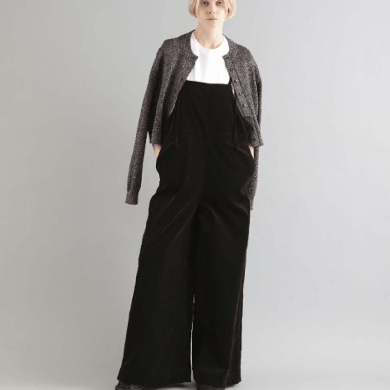 SACRA サクラ｜GLOSSY LILY CARDIGAN｜124540081｜CHARC