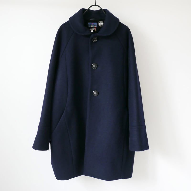 blueblue ブルーブルー ウールボアコート ブラック　size4 BLUE BLUE JAPAN 2024FW OUTER COLLECTION | BLUE BLUE JAPAN