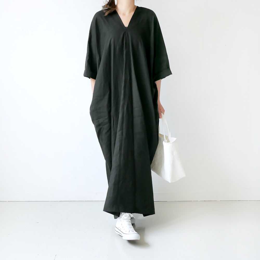 Acka ワンピース Si-Si-Si スースースー ウーパールーパーリネンワンピース ピンク 38