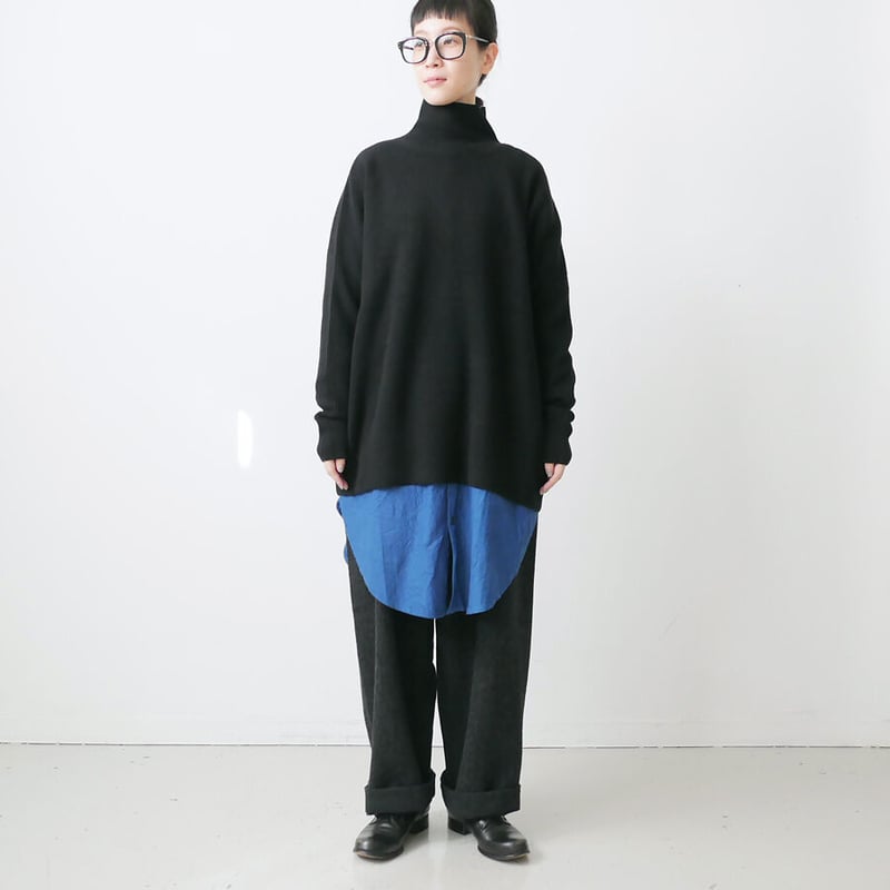 SACRA｜サクラ ｜WOOL CASHMERE FURROW TOP ｜122634081｜